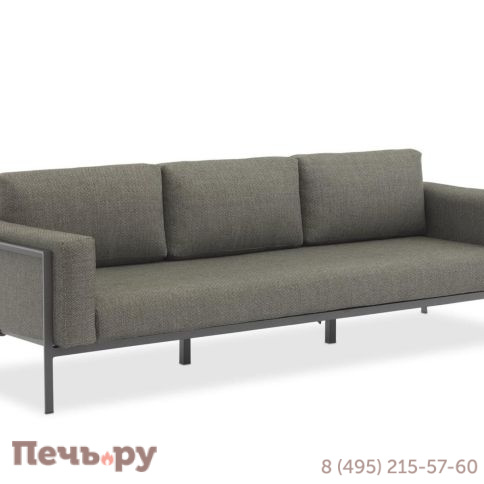 Комплект лаунж мебели Brafritid Stockholm 3 антрацит/серый, алюминий фото 6