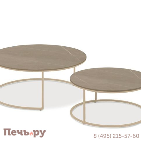 Комплект лаунж мебели Brafritid Stockholm 5 бежевый/коричневый, алюминий фото 6