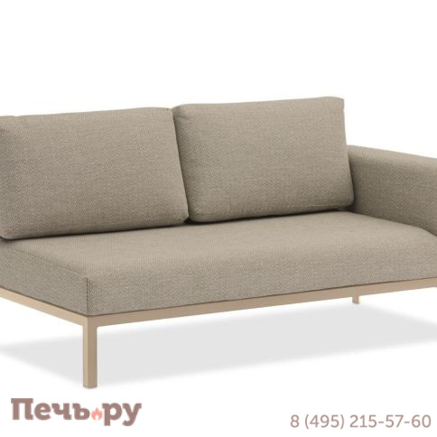 Комплект лаунж мебели Brafritid Stockholm бежевый/коричневый, алюминий фото 6