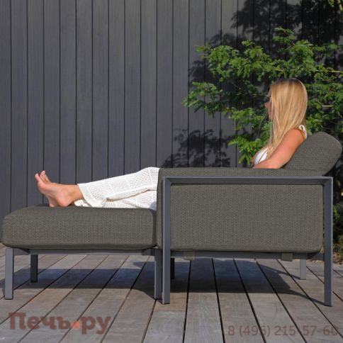 Комплект лаунж мебели Brafritid Stockholm серый, алюминий фото