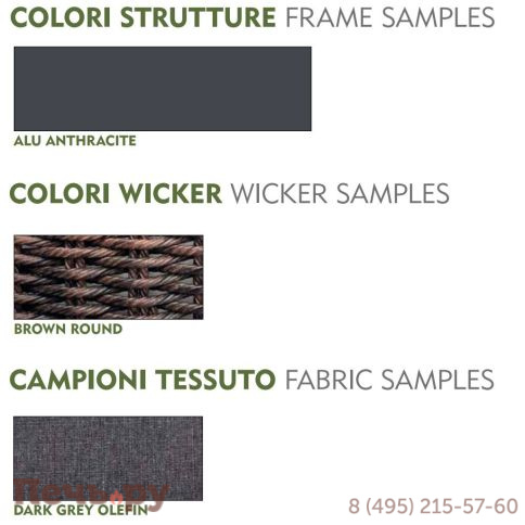 Комплект лаунж мебели Grattoni Elba фото 8