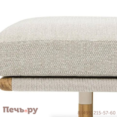 Комплект лежаков Brafritid Avesta серый, тик/алюминий/веревка фото 8