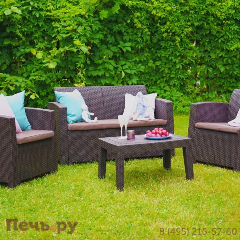 Комплект мебели Gardeck B:Rattan Arizona Set, антрацит (на 4 персоны) фото 4