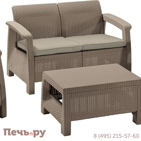 Комплект мебели Gardeck Корфу Сет (Corfu set) капучино фото