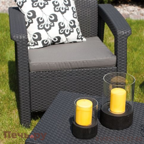 Комплект мебели Gardeck Корфу Уикенд (Corfu Weekend) графит фото 8