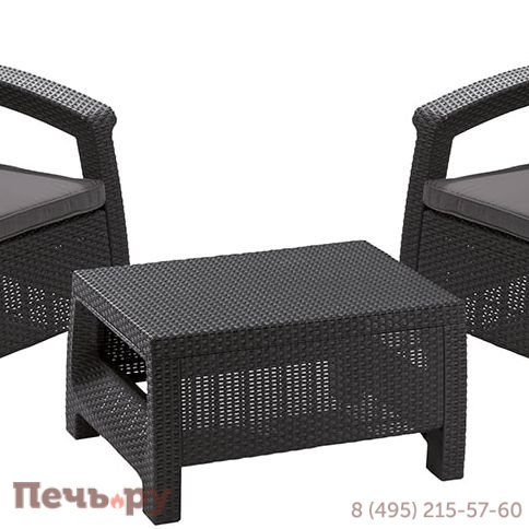 Комплект мебели Gardeck Корфу Уикенд (Corfu Weekend) графит фото