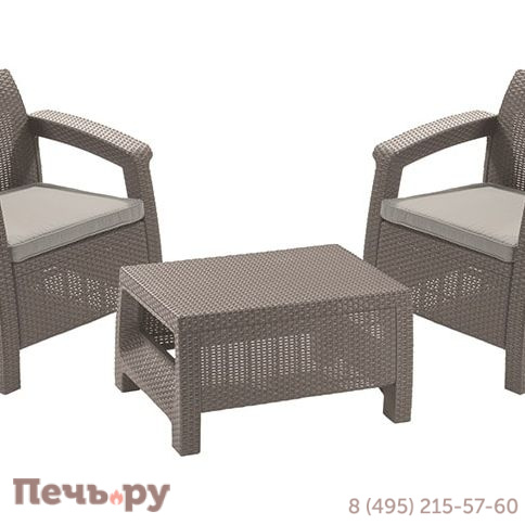 Комплект мебели Gardeck Корфу Уикенд (Corfu Weekend) капучино фото