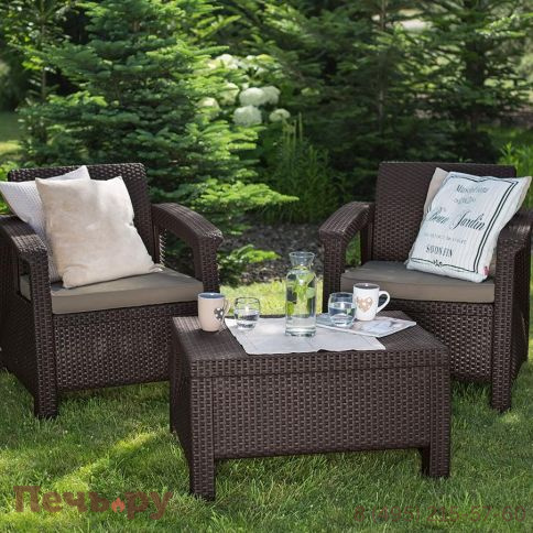 Комплект мебели Gardeck Корфу Уикенд (Corfu Weekend) коричневый фото 2