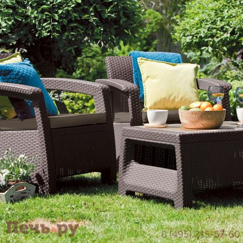 Комплект мебели Gardeck Корфу Уикенд (Corfu Weekend) коричневый фото 3