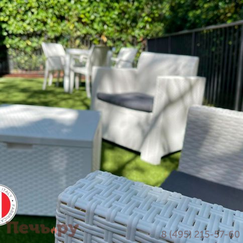 Комплект мебели Bica NEBRASKA 2 Set (диван, 2 кресла и стол), белый фото 12