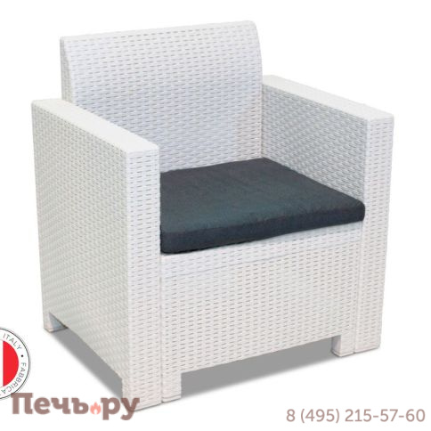 Комплект мебели Bica NEBRASKA 2 Set (диван, 2 кресла и стол), белый фото 3