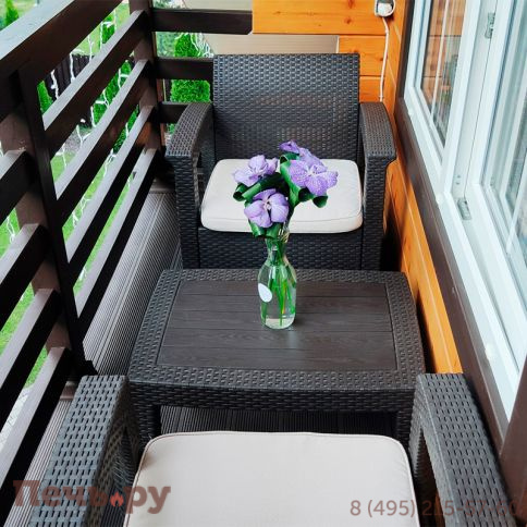 Комплект мебели Gardeck B:Rattan Comfort 3, венге фото 17