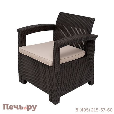 Комплект мебели Gardeck B:Rattan Comfort 3, венге фото 8
