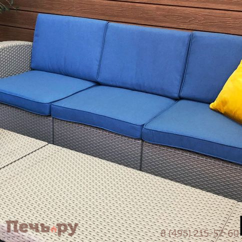 Комплект мебели Gardeck B:Rattan Premium 5, СЕРЫЙ фото 6