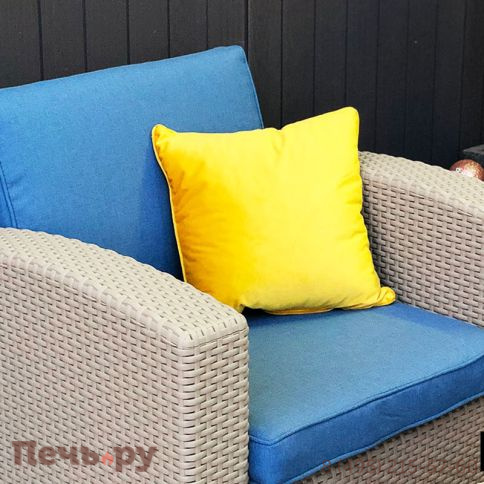 Комплект мебели Gardeck B:Rattan Premium 5, СЕРЫЙ фото 7