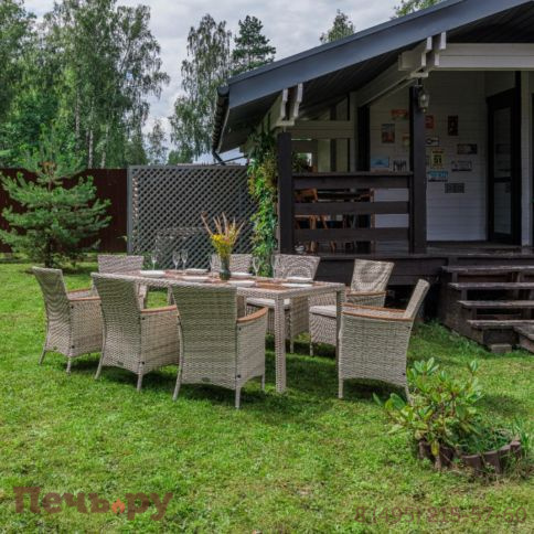 Комплект мебели Royal Family Amelia бежевого цвета на 8 персон фото 2