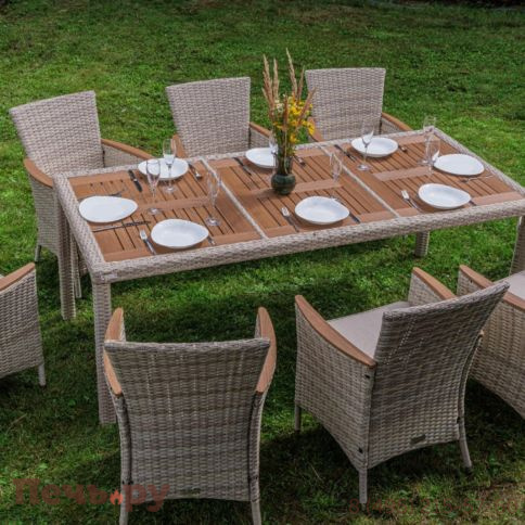 Комплект мебели Royal Family Amelia бежевого цвета на 8 персон фото 3