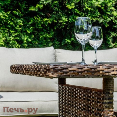 Комплект мебели  Royal Family Karl с обеденным столом коричневого цвета фото 10