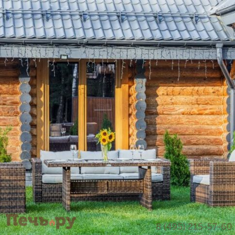 Комплект мебели  Royal Family Karl с обеденным столом коричневого цвета фото 2