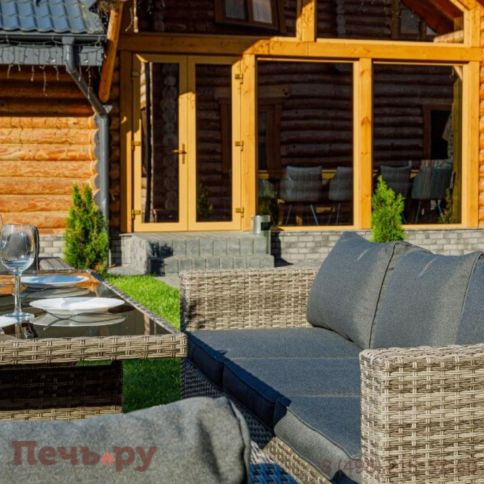 Комплект мебели Royal Family Karl с обеденным столом серого цвета фото 2