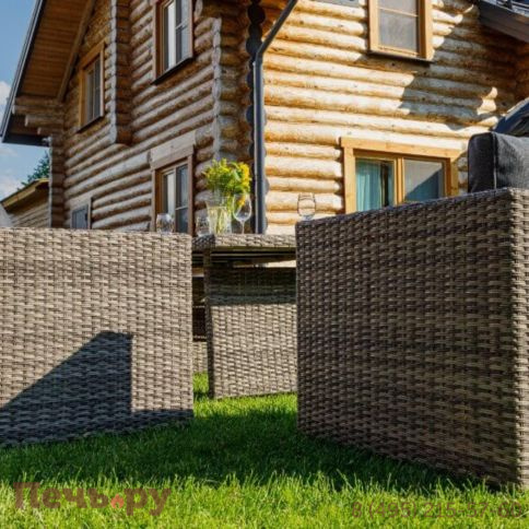 Комплект мебели Royal Family Karl с обеденным столом серого цвета фото 7