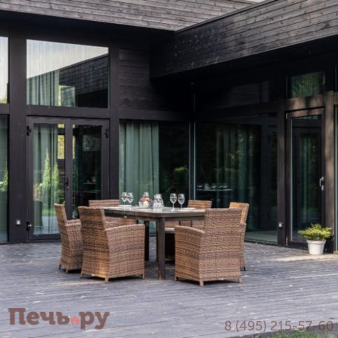 Комплект мебели Royal Family Ludwig + Fiona коричневого цвета фото 3