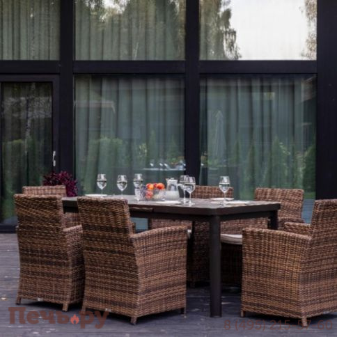 Комплект мебели Royal Family Ludwig + Fiona коричневого цвета фото 4