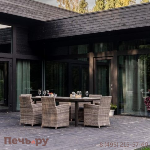 Комплект мебели Royal Family Ludwig + Fiona серого цвета фото 3