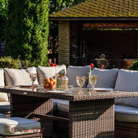 Комплект мебели Royal Family Zorro коричневого цвета фото 3