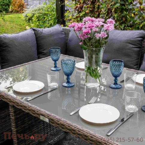 Комплект мебели Royal Family Zorro Plus серого цвета фото 3