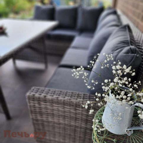 Комплект мебели Royal Family Zorro Plus серого цвета фото 9