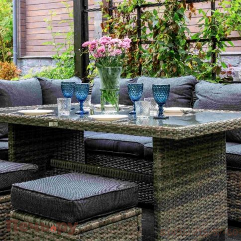 Комплект мебели Royal Family Zorro серого цвета фото 4