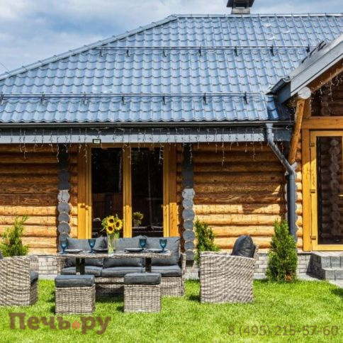 Комплект мебели Royal Family Zoya из искусственного ротанга серого цвета фото 4