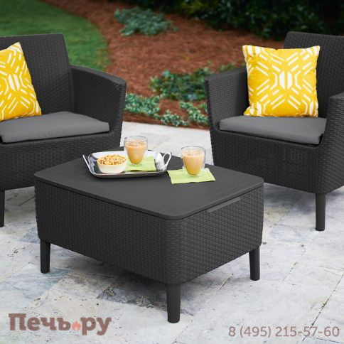 Комплект мебели Gardeck Салемо балкон (Salemo balcony set) графит фото 2