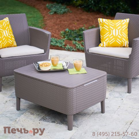 Комплект мебели Gardeck Салемо балкон (Salemo balcony set) капучино фото 2