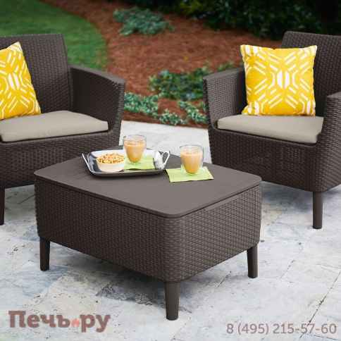 Комплект мебели Gardeck Салемо балкон (Salemo balcony set) коричневый фото 2