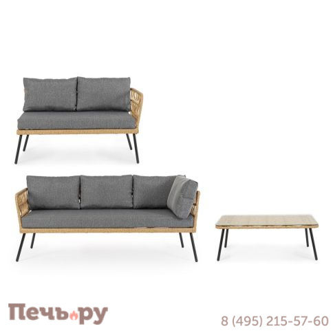 Комплект металлической лаунж мебели Garden Relax Burrel фото 2