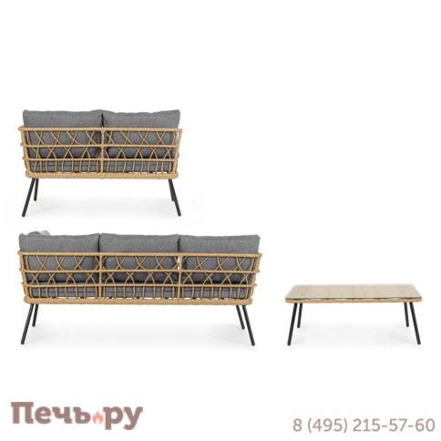 Комплект металлической лаунж мебели Garden Relax Burrel фото 6