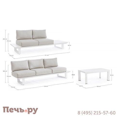 Комплект металлической лаунж мебели Garden Relax Konnor фото 8