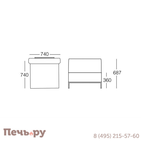 Комплект модульный Papatya Slim Modular Set PP/slimmodule/4 фото 3