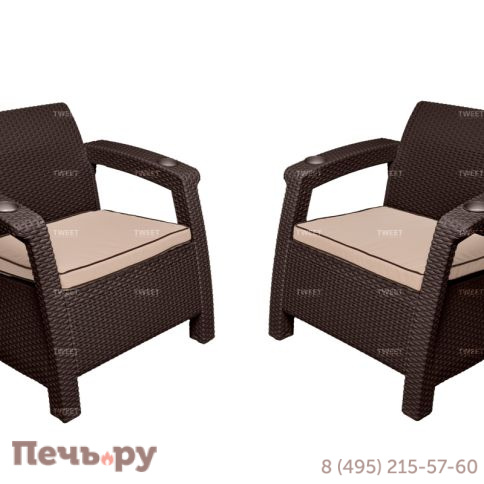 Комплект на балкон Gardeck Tweet Balcony Set, цвет: венге фото 2