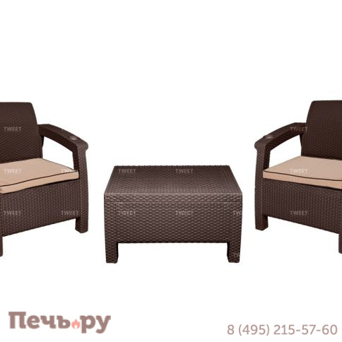 Комплект на балкон Gardeck Tweet Balcony Set, цвет: венге фото