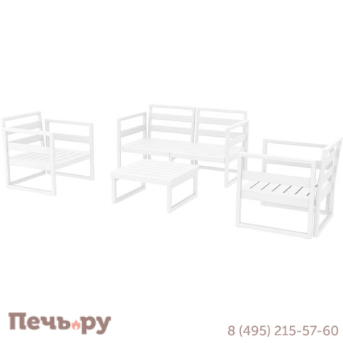 Комплект пластиковой мебели Siesta Contract Mykonos 234/132-8254/BG фото 5