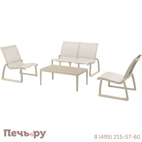 Комплект пластиковой мебели Siesta Contract Pacific Lounge 234/237-0367 фото