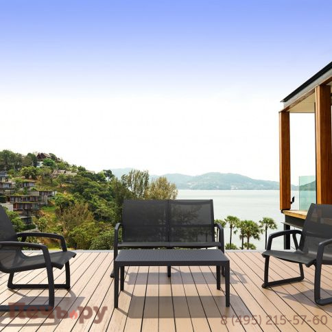 Комплект пластиковой мебели Siesta Contract Pacific Lounge фото 4