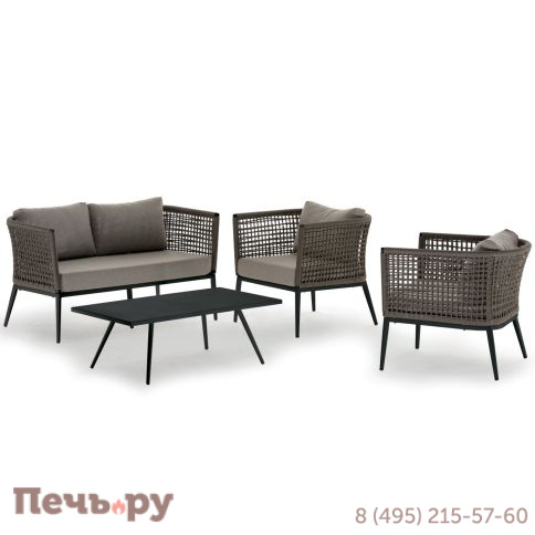 Комплект плетеной мебели Grattoni Cuba 150/SET_CUBA/2/AB фото