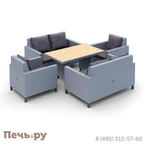 Комплект плетеной мебели Gardeck Mokka Bella Family фото