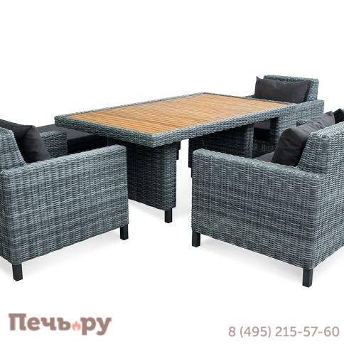 Комплект плетеной мебели Gardeck Mokka Bella малый фото