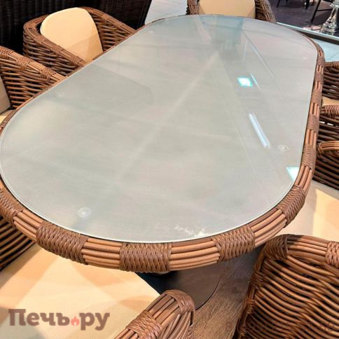 Комплект плетеной мебели Gardeck Mokka Majorca капучино фото 3