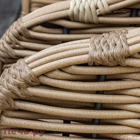 Комплект плетеной мебели Gardeck Мokka Majorca соломенный фото 6